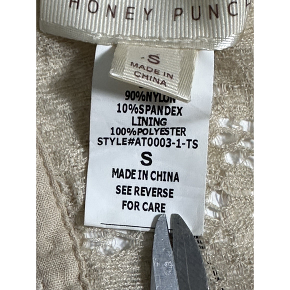 Honey Punch Women’s Teddy Bodysuit Shaper One Piece (S) Beige - Picture 12 of 16